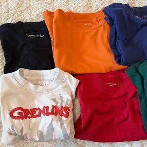 Abercrombie Kids Short Sleeve Tees - Black, Orange, Blue, White, Red, Green